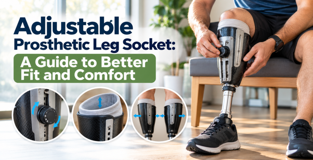 adjustable prosthetic leg socket​