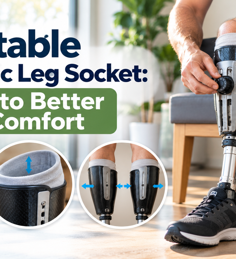 adjustable prosthetic leg socket​